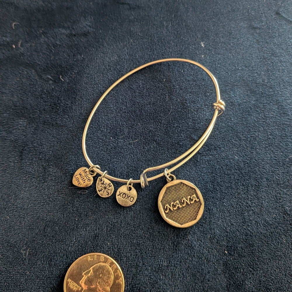 Silver Nana Charm Bracelet